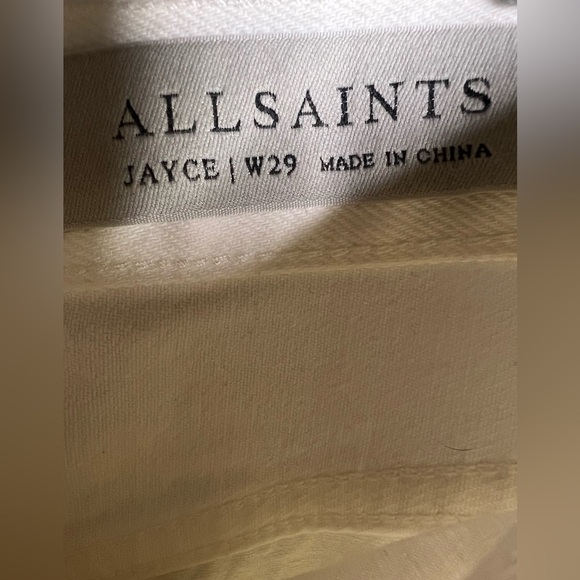All Saints Jayce High Waist Wide Leg Jeans. Size 29 - Picture 7 of 8